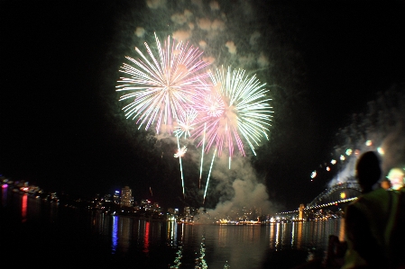 Foto Malam rekreasi perayaan sydney