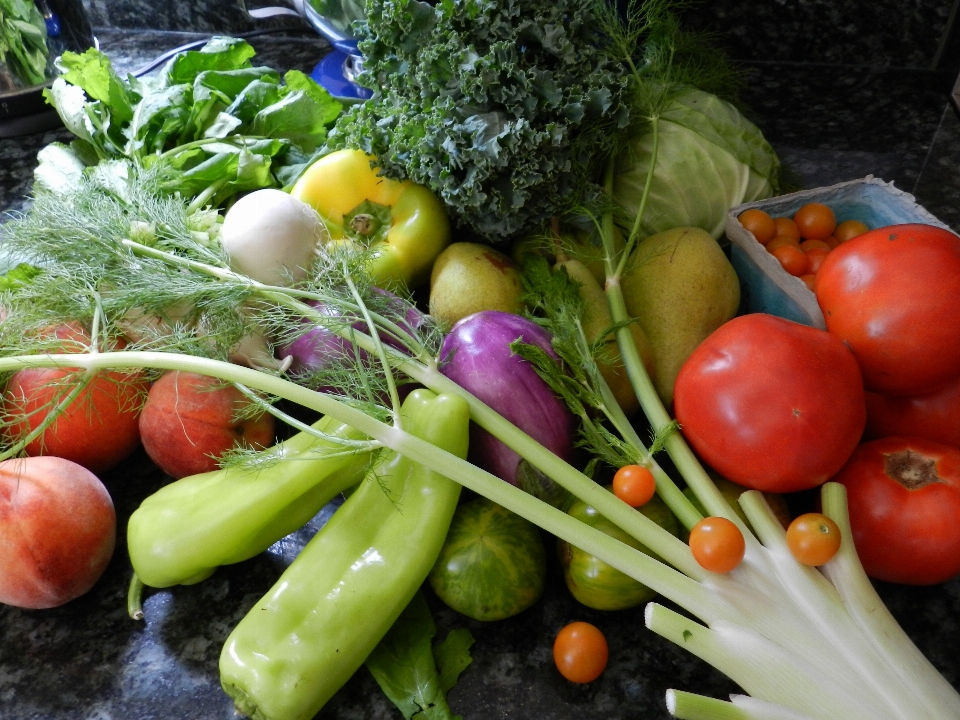 Fruta verano plato alimento