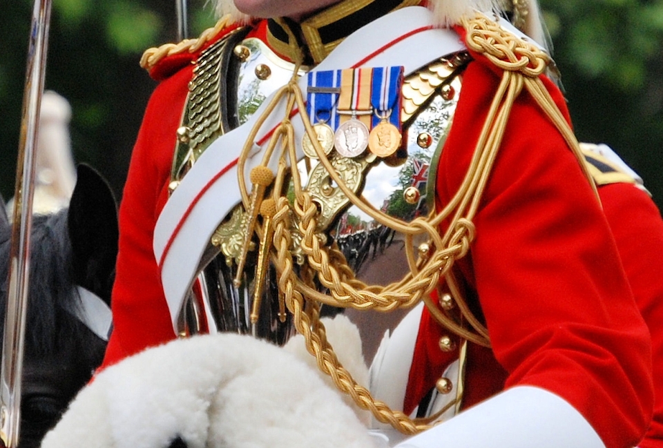 Reflection soldier carnival england