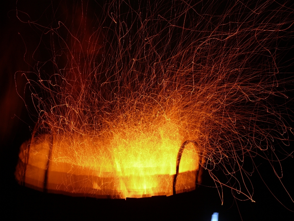 Lumière nuit cierge magique flamme