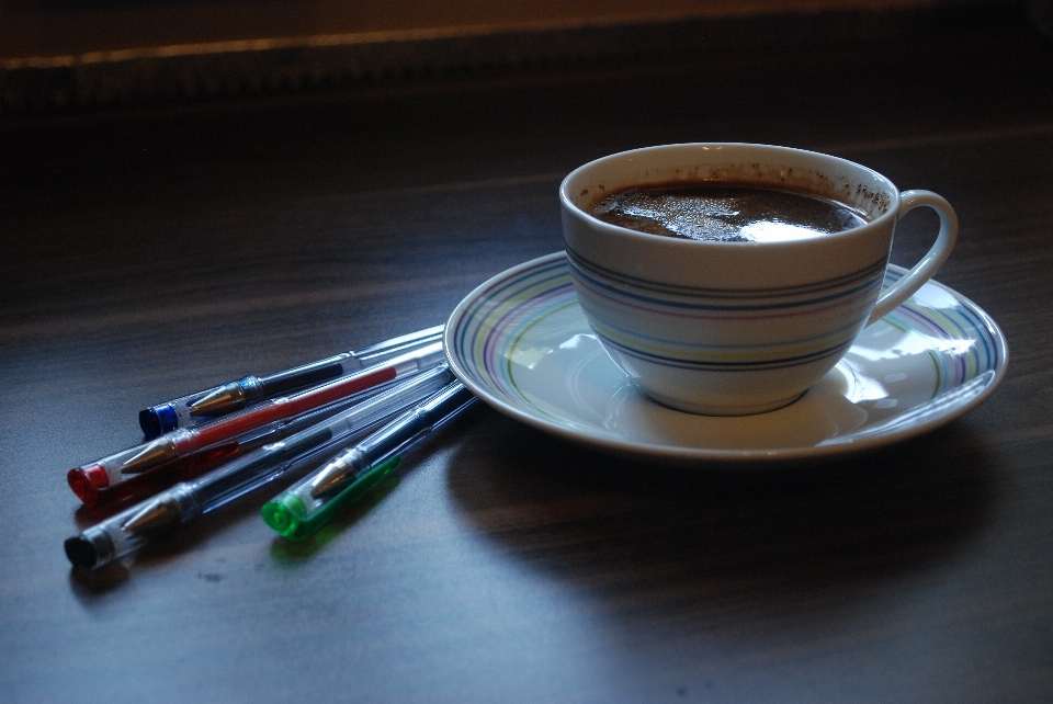 Cafe coffee pen cup