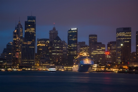 Horizon sunset skyline night Photo