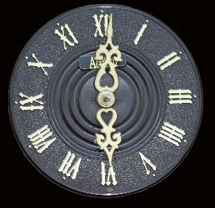 Hand wheel clock time Photo