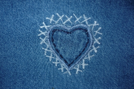 Texture love heart pattern Photo