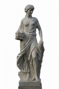 Monument female statue cutout Photo