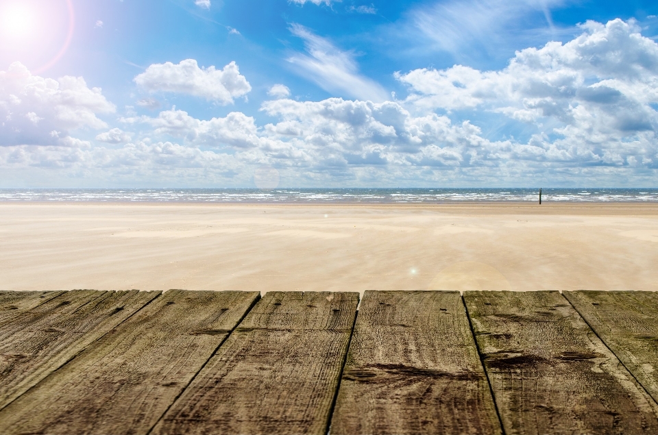 Plaża krajobraz morze wybrzeże