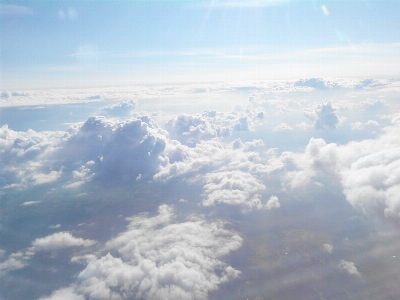 Foto Cakrawala sayap awan langit