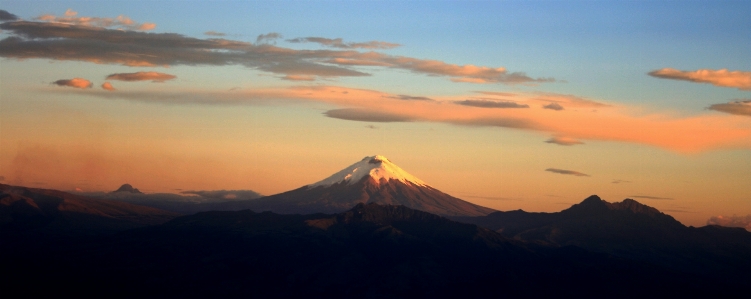 Landscape horizon mountain cloud Photo