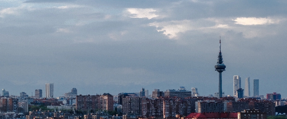 Cakrawala awan arsitektur langit