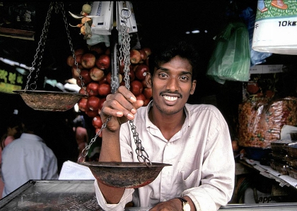 Man person happy seller Photo