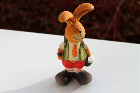 Toy hare sculpture art Photo