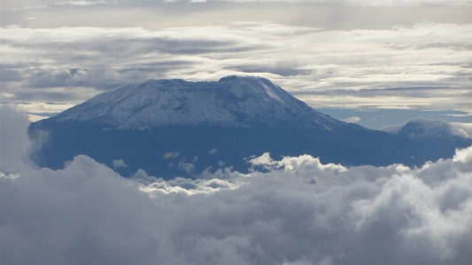 Foto Horizonte montaña nieve nube