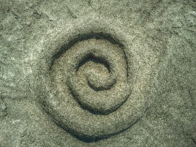 Sand rock texture spiral Photo