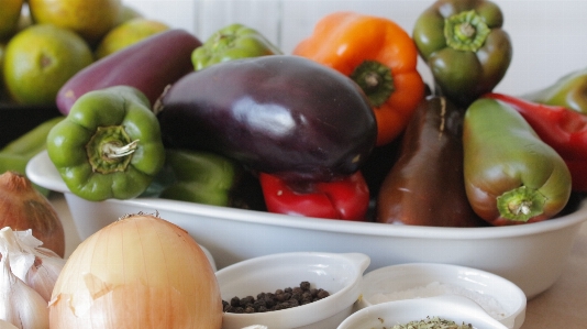 Plant round dish meal Photo