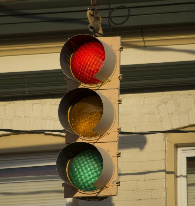 Licht verkehr zeichen rot