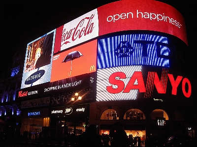 Advertising drink signage stadium Photo