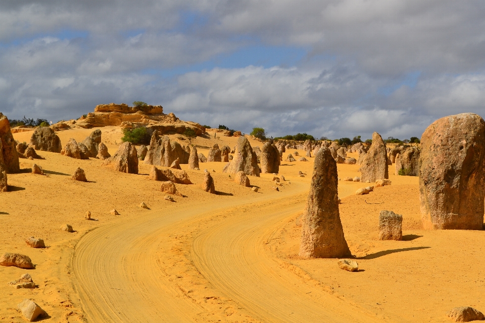 Landscape nature sand rock