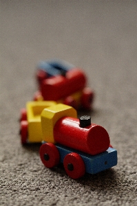 Railway play train red Photo