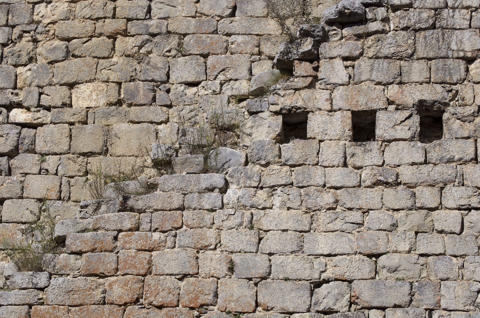 Rock building cobblestone wall