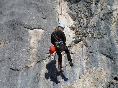 Woman adventure recreation climbing Photo