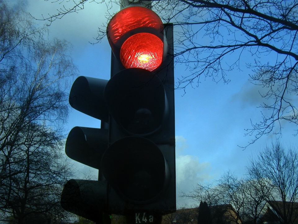 Light night red darkness