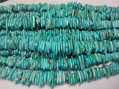 Green blue craft bead Photo