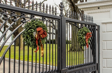 Fence decoration metal gate Photo