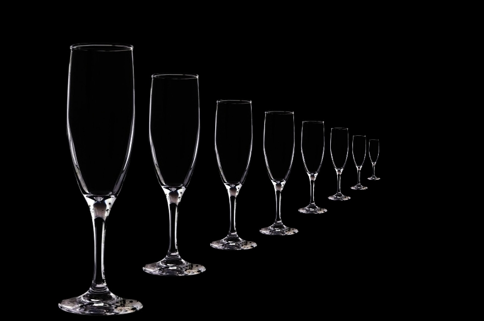 Black and white wine glass beverage