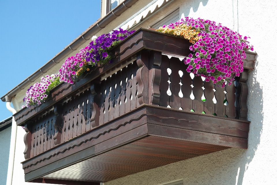 Arquitectura casa techo balcón