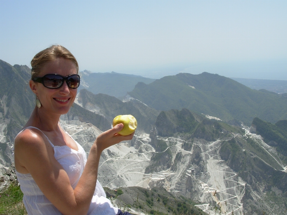 Apple sea nature mountain