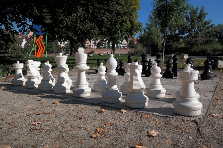 Foto Bianco giocare ricreazione statua