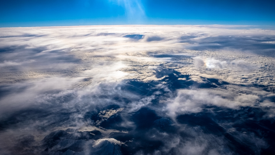 Sea ocean horizon wing