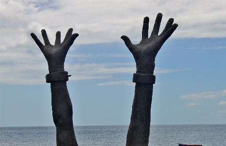 Foto Mano mare monumento statua