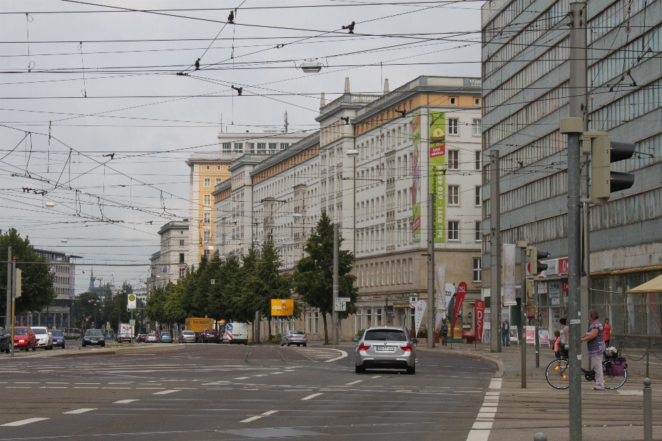 Peatonal camino calle ciudad