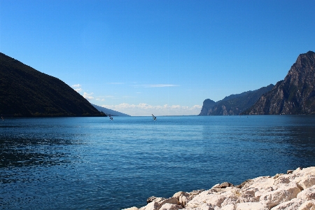 Landscape sea coast rock Photo