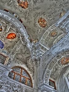 Architecture building ceiling church Photo