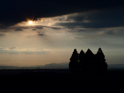 Horizon mountain light cloud Photo