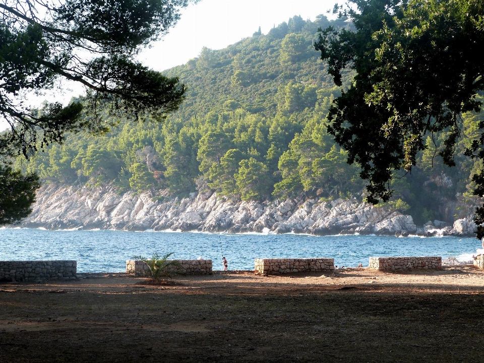 Playa paisaje mar costa