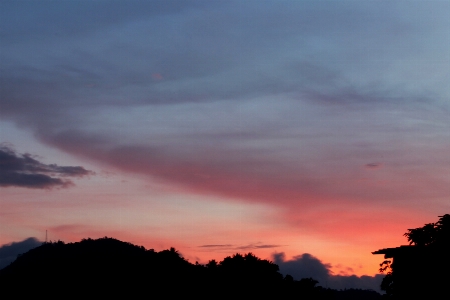 Landscape nature horizon silhouette Photo