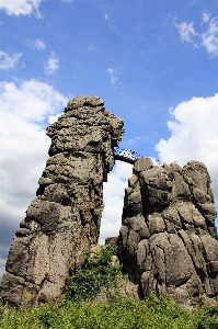 Landscape tree rock mountain Photo