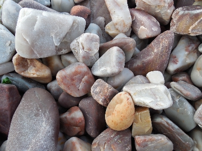 Beach rock ground formation Photo