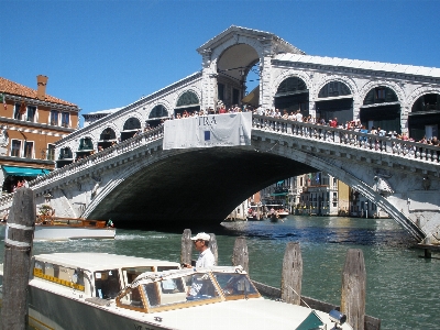 Water boat bridge river Photo