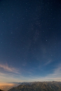 Horizon sky night star Photo