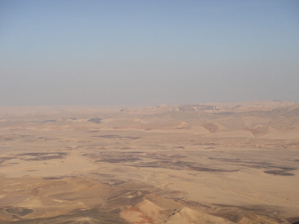 Paysage sable horizon montagne