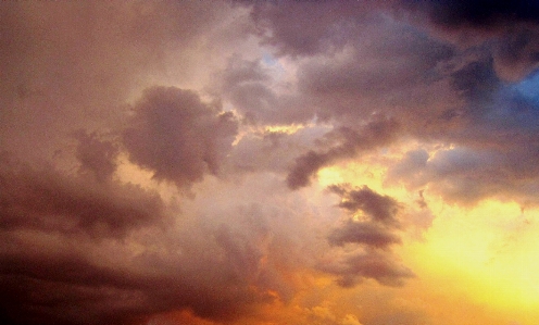 Light cloud sky sunrise Photo