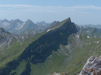 Walking mountain hiking trail Photo