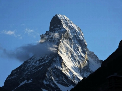 Landscape mountain snow sky Photo