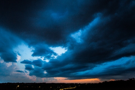 Landscape nature horizon silhouette Photo