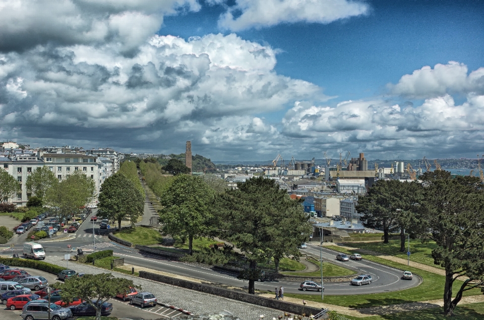 Landscape cloud architecture sky