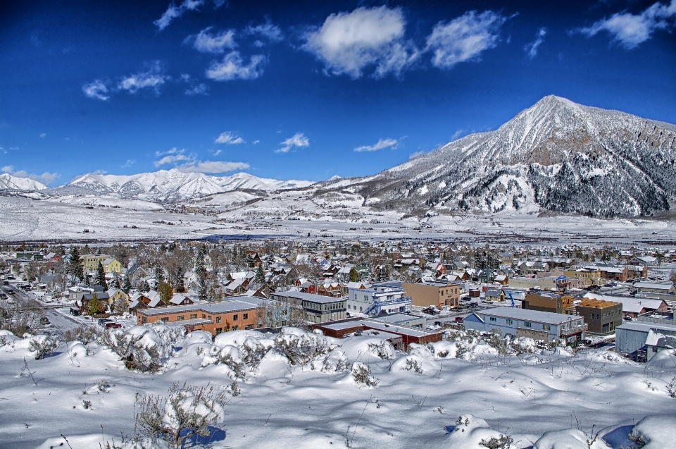 Landscape nature mountain snow